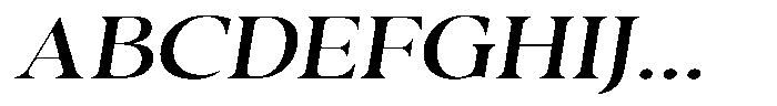 Casimo Expanded Oblique Font UPPERCASE