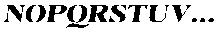 Casimo Extra Bold Expanded Oblique Font UPPERCASE