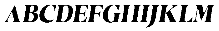 Casimo Extra Bold Oblique Font UPPERCASE