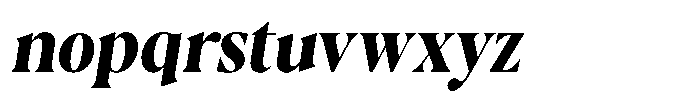 Casimo Extra Bold Semi Condensed Oblique Font LOWERCASE