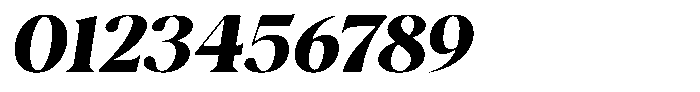 Casimo Extra Bold Semi Expanded Oblique Font OTHER CHARS
