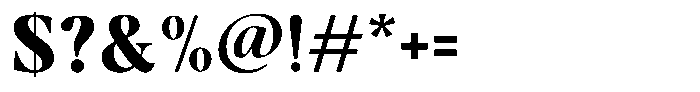 Casimo Extra Bold Font OTHER CHARS