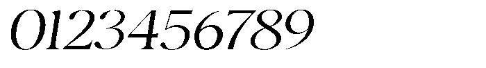 Casimo Extra Light Expanded Oblique Font OTHER CHARS