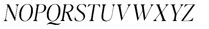 Casimo Extra Light Oblique Font UPPERCASE