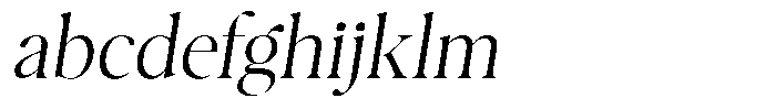 Casimo Extra Light Oblique FONT