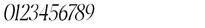 Casimo Extra Light Semi Condensed Oblique Font OTHER CHARS