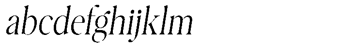 Casimo Extra Light Semi Condensed Oblique FONT