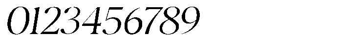 Casimo Extra Light Semi Expanded Oblique Font OTHER CHARS