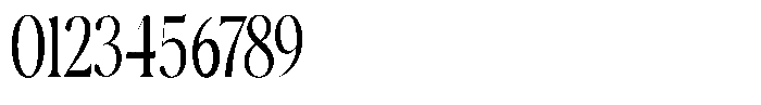 Casimo Light Condensed Font OTHER CHARS