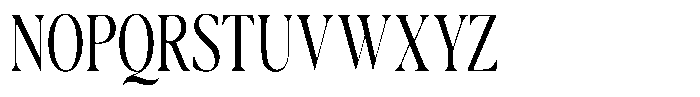 Casimo Light Condensed Font UPPERCASE
