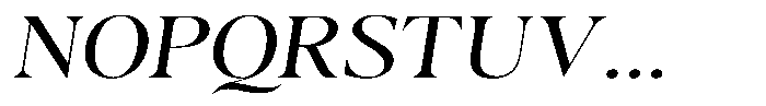 Casimo Light Expanded Oblique Font UPPERCASE