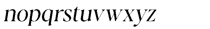 Casimo Light Oblique Font LOWERCASE