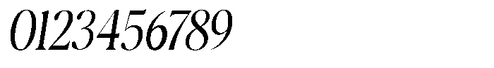 Casimo Light Semi Condensed Oblique Font OTHER CHARS