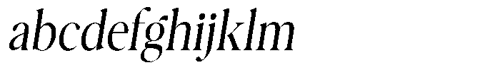 Casimo Light Semi Condensed Oblique FONT