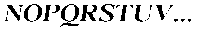 Casimo Medium Expanded Oblique Font UPPERCASE