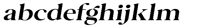 Casimo Medium Expanded Oblique FONT