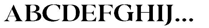Casimo Medium Expanded Font UPPERCASE