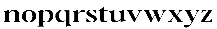 Casimo Medium Expanded Font LOWERCASE