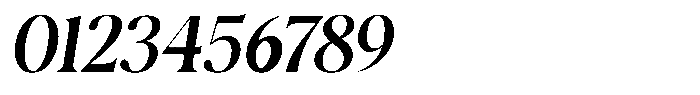Casimo Medium Oblique Font OTHER CHARS