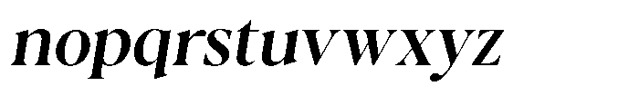 Casimo Medium Oblique Font LOWERCASE