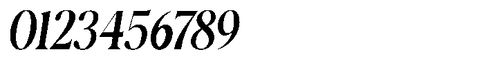 Casimo Medium Semi Condensed Oblique Font OTHER CHARS