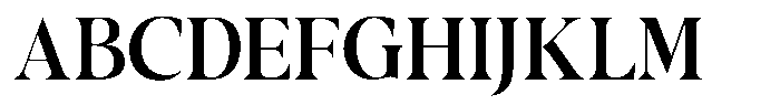 Casimo Medium Font UPPERCASE