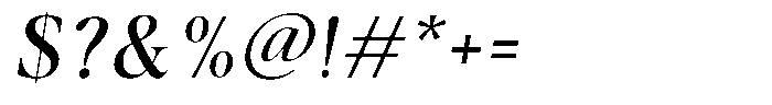 Casimo Oblique Font OTHER CHARS
