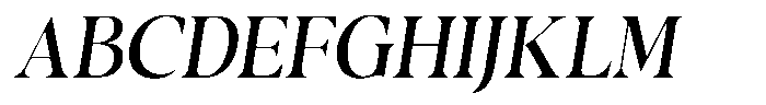 Casimo Oblique Font UPPERCASE