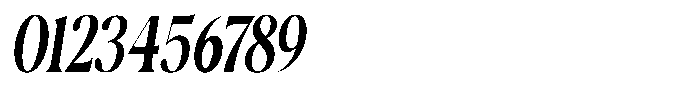 Casimo Semi Bold Condensed Oblique Font OTHER CHARS