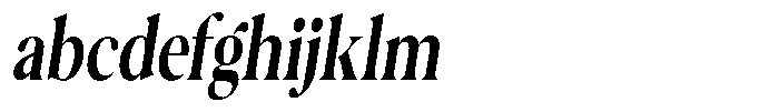 Casimo Semi Bold Condensed Oblique FONT