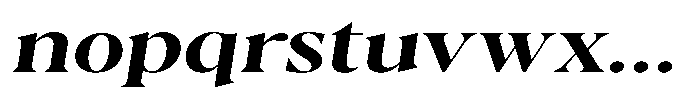 Casimo Semi Bold Expanded Oblique Font LOWERCASE