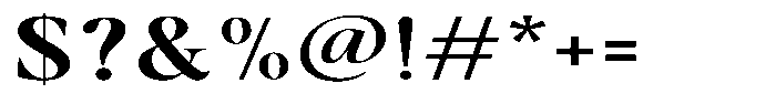 Casimo Semi Bold Expanded Font OTHER CHARS