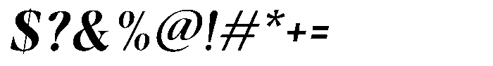 Casimo Semi Bold Oblique Font OTHER CHARS