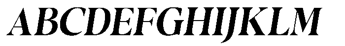 Casimo Semi Bold Oblique Font UPPERCASE