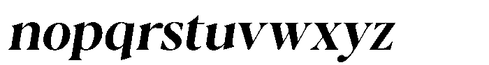 Casimo Semi Bold Oblique Font LOWERCASE