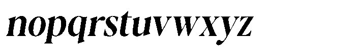 Casimo Semi Bold Semi Condensed Oblique Font LOWERCASE