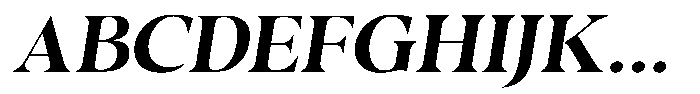 Casimo Semi Bold Semi Expanded Oblique Font UPPERCASE