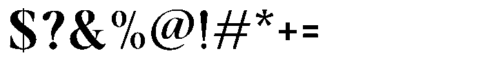 Casimo Semi Bold Font OTHER CHARS
