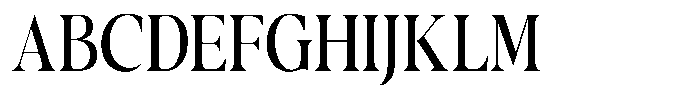 Casimo Semi Condensed Font UPPERCASE