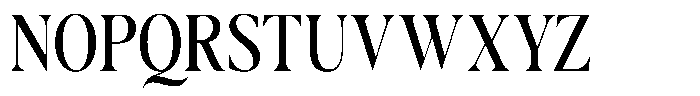 Casimo Semi Condensed Font UPPERCASE