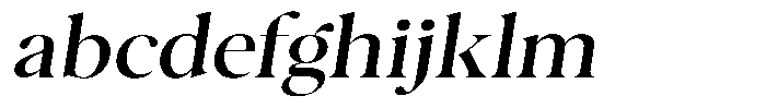 Casimo Semi Expanded Oblique FONT