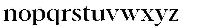 Casimo Semi Expanded Font LOWERCASE