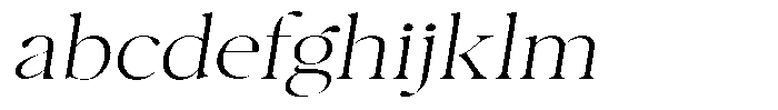 Casimo Thin Expanded Oblique FONT