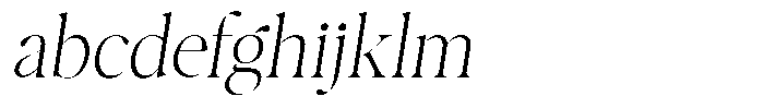 Casimo Thin Oblique FONT