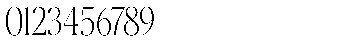 Casimo Thin Semi Condensed Font OTHER CHARS