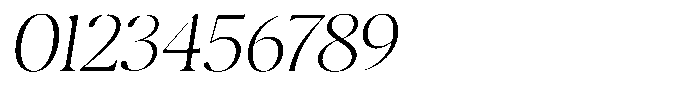 Casimo Thin Semi Expanded Oblique Font OTHER CHARS