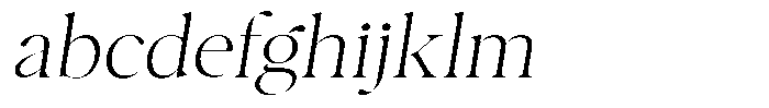 Casimo Thin Semi Expanded Oblique FONT