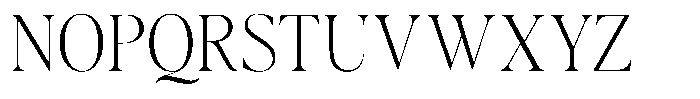 Casimo Thin Font UPPERCASE