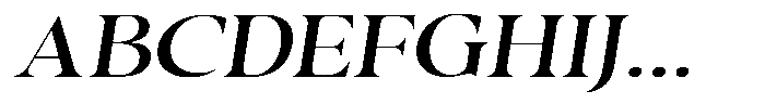 Casimo Variable Black Oblique Font UPPERCASE
