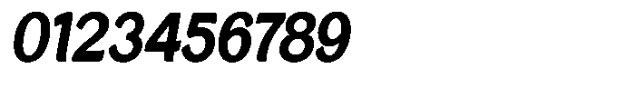 Casiora Prime Black Condensed Oblique Font OTHER CHARS